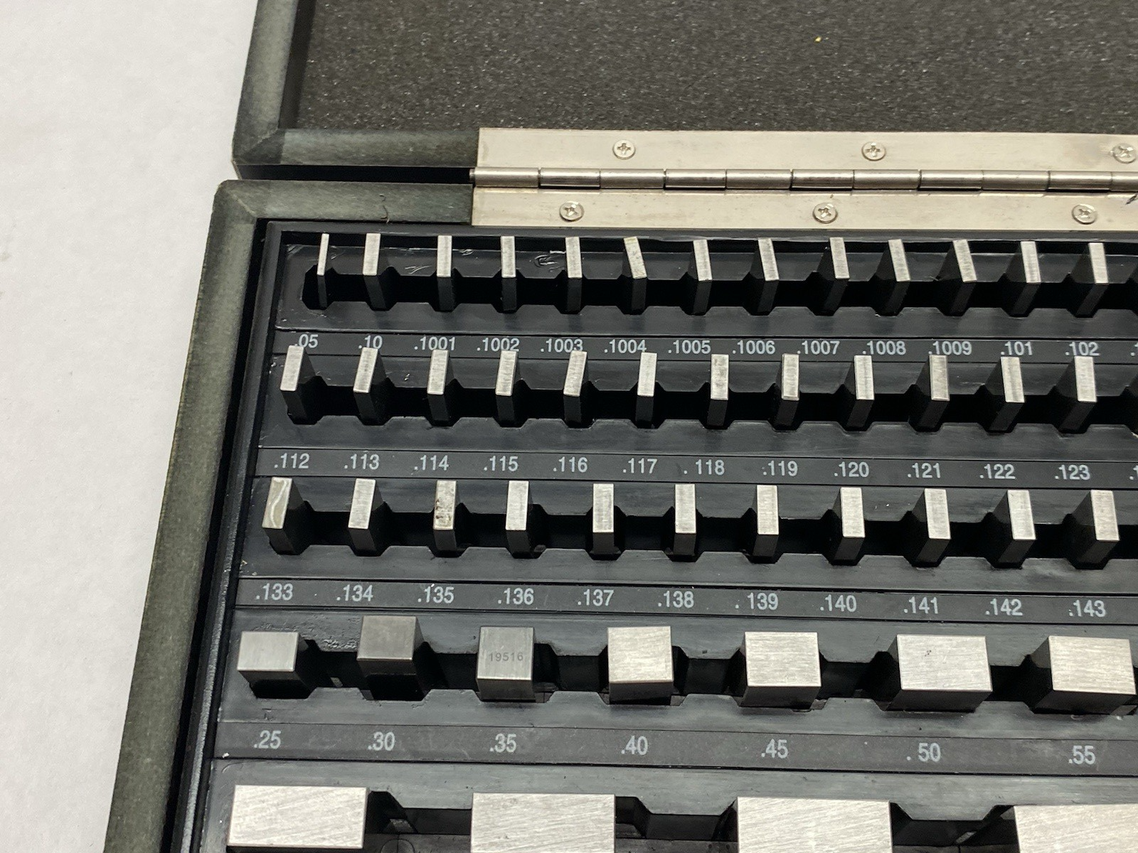 H02688 | ProCheck Rectangular Gage Block Set, Economy Grade 0.05 to 4 SET OF 81 - Used - Maverick Industrial Sales