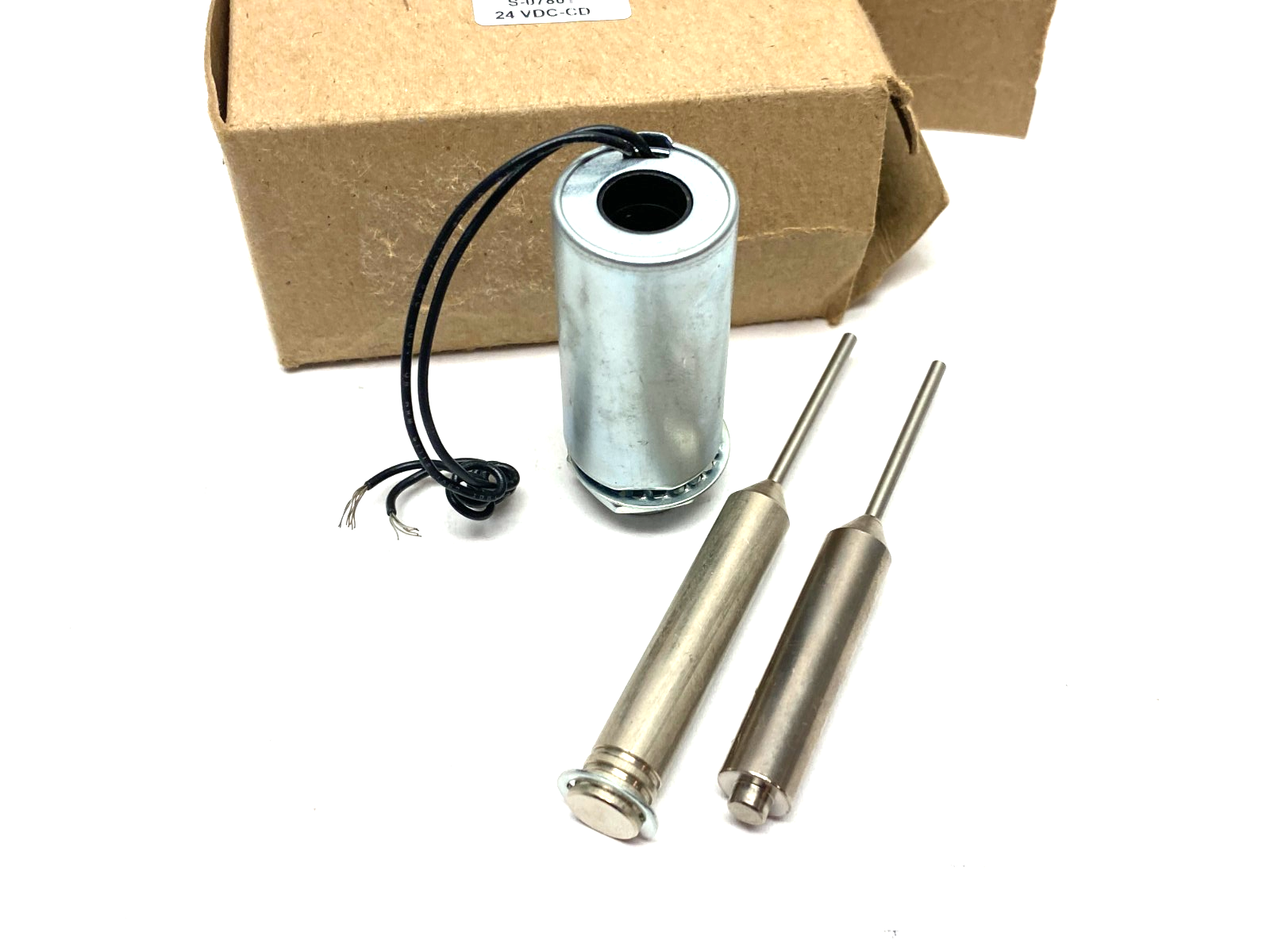 69905K381 Sealed Linear Solenoid, Continuous Use, Water-Resistant, 0.39" Stroke - Maverick Industrial Sales
