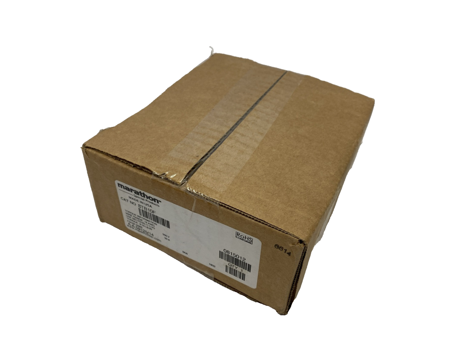 Marathon 8TB10F Terminal Board 300V 30A 2-Row 20-Position 14AWG - Maverick Industrial Sales
