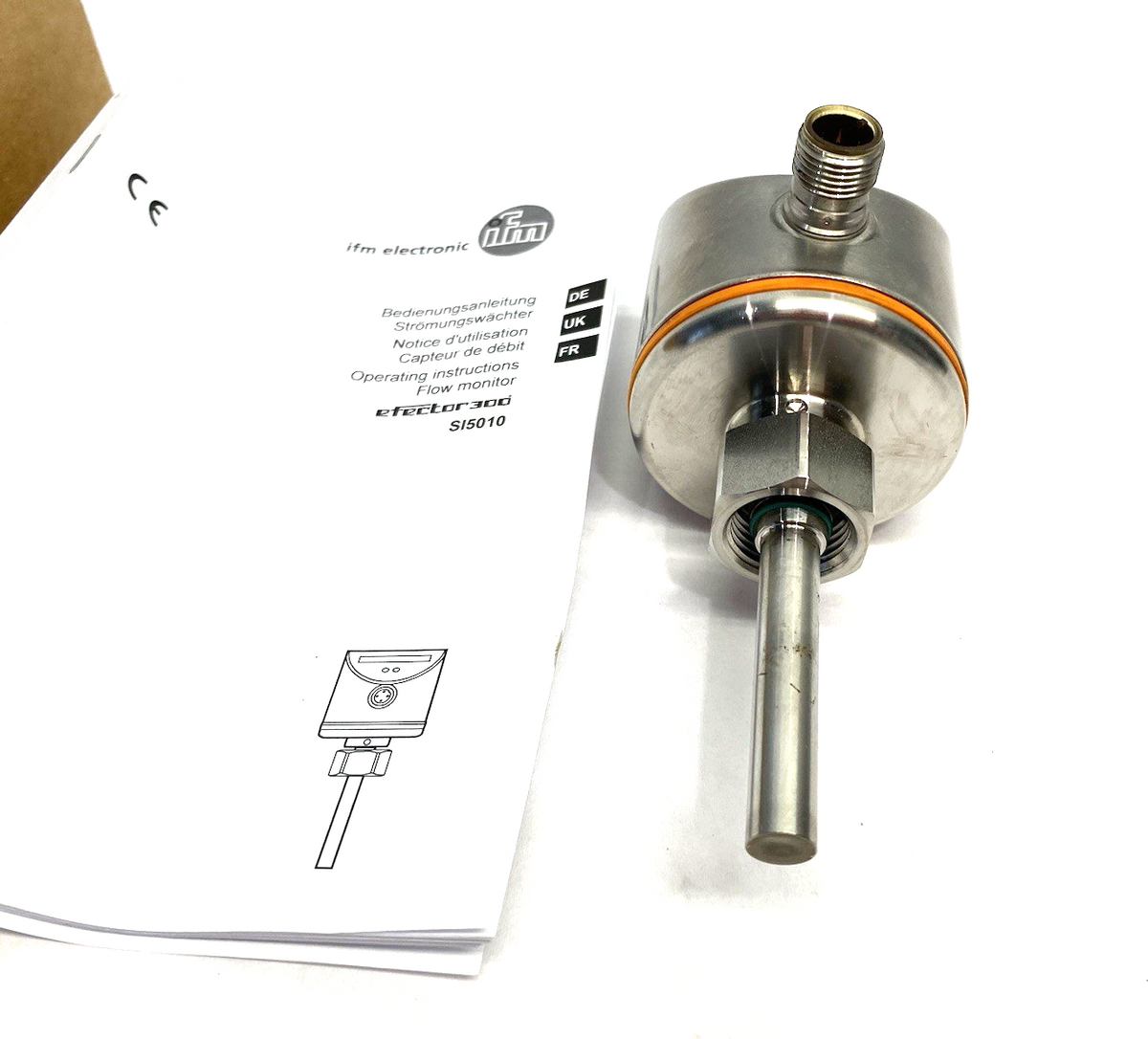 Ifm SI5010 Flow Monitor for Liquid/Gas, Bar Graph Display SID10ADBFPKG/US-100 - Maverick Industrial Sales