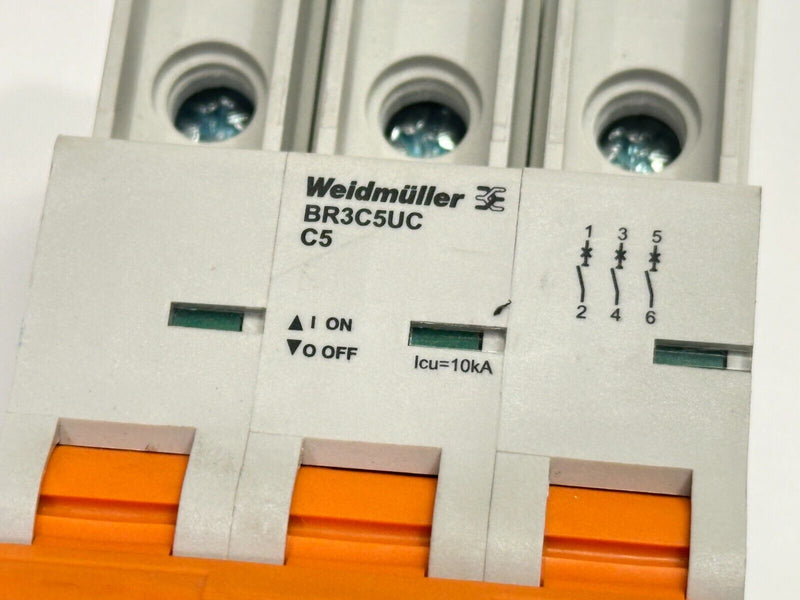 Weidmuller BR3C5UC C5 Circuit Breaker 3-Pole 5A 277V 2478360000 - Maverick Industrial Sales