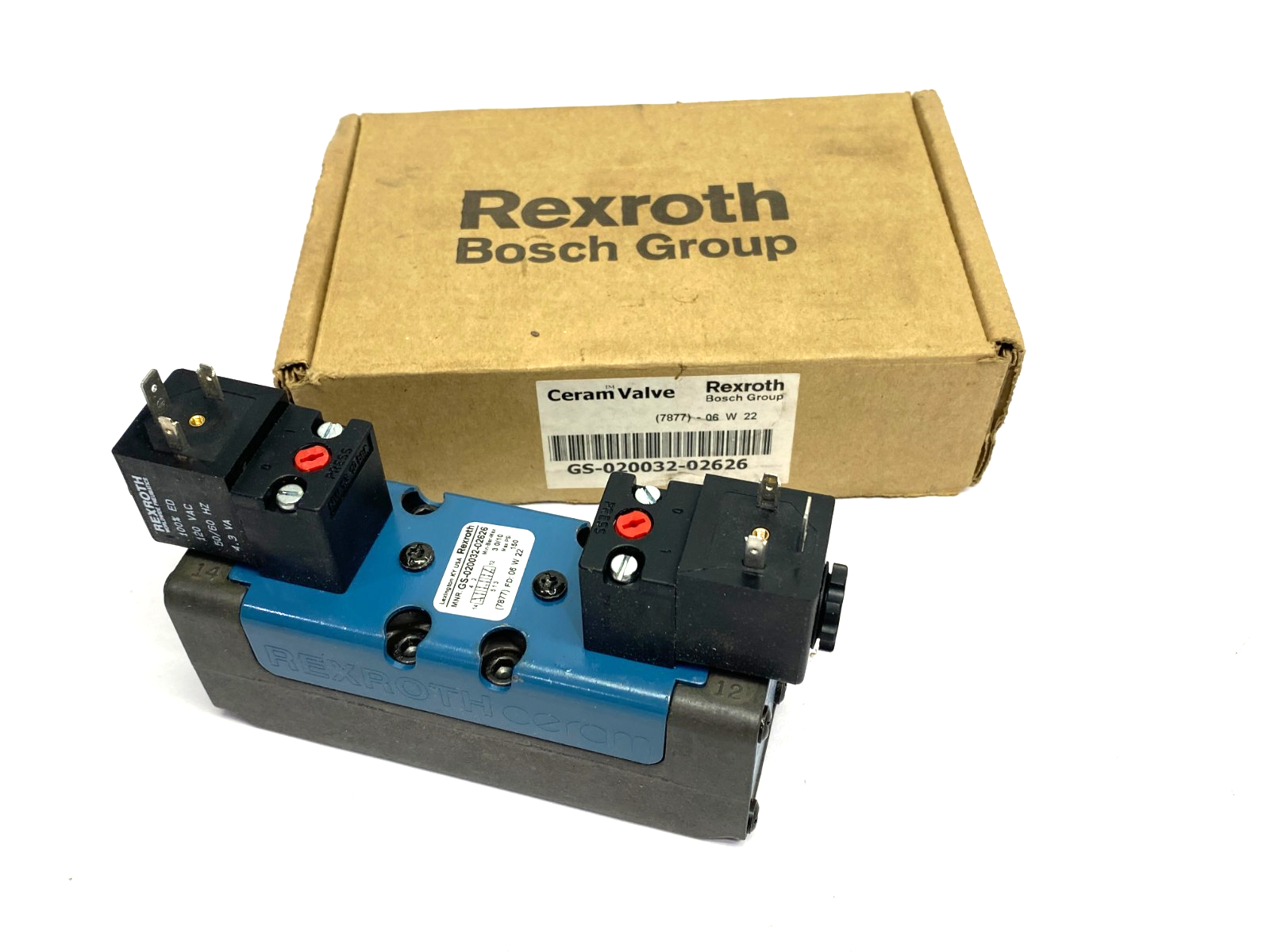 R432006058 | Emerson Rexroth AVENTICS™ 5/3-Directional Valve, Series CERAM™ - New Other - Maverick Industrial Sales
