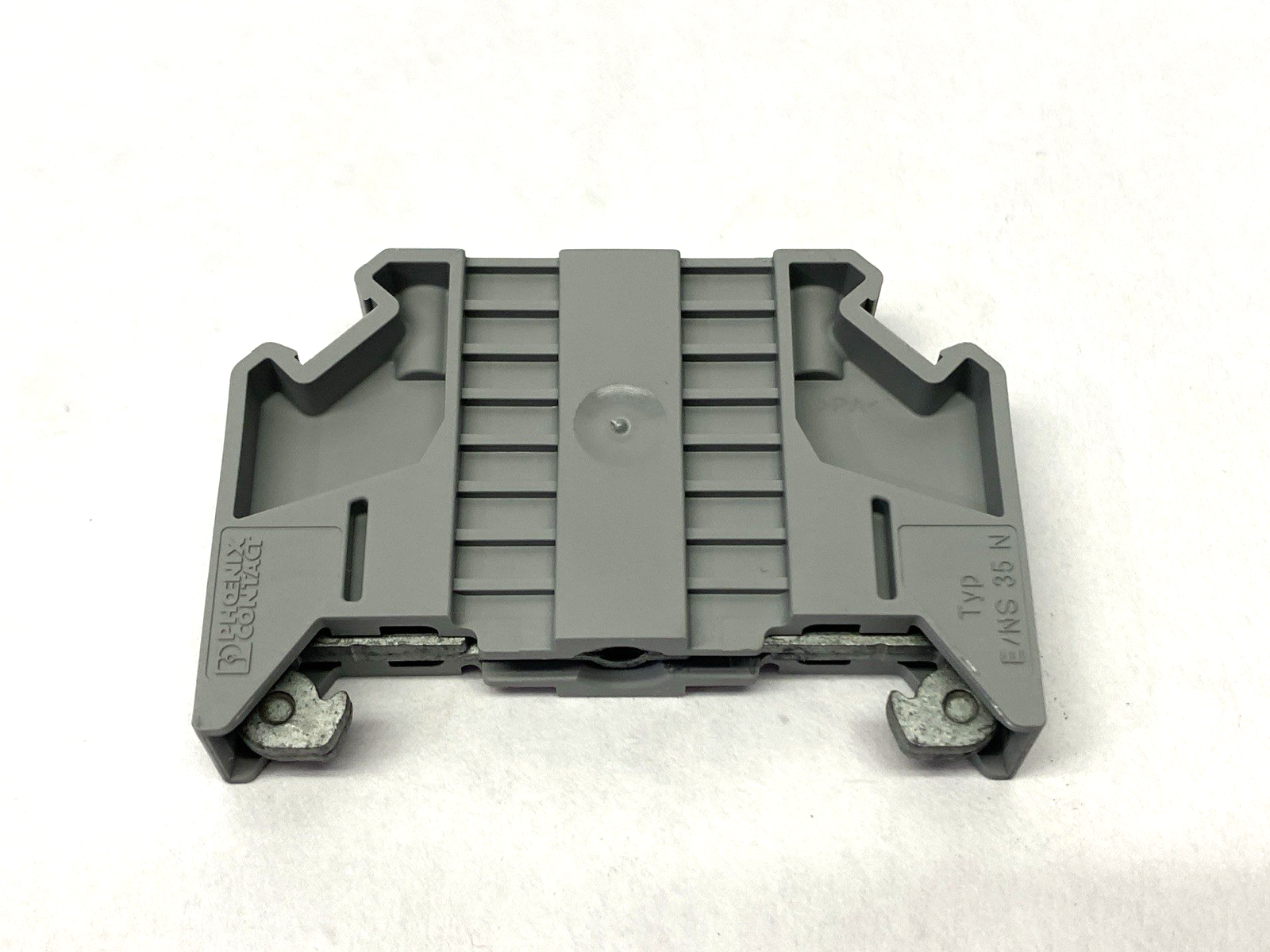 Phoenix Contact E/NS 35 N End Bracket Terminal Block 0800886 Gray LOT OF 16 - Maverick Industrial Sales
