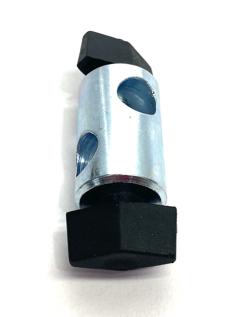 Steel 90-Degree Rod Profile Joint Connector/Clamp 1/2" Hole Dia - Maverick Industrial Sales