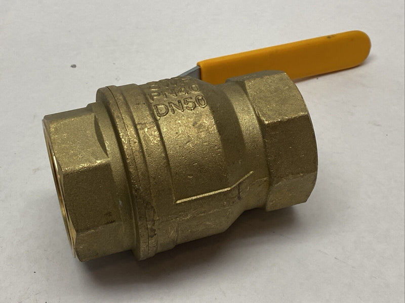 Parker V520P-32 Ball Valve 2" NPT 600 PSI WOG Brass - Maverick Industrial Sales