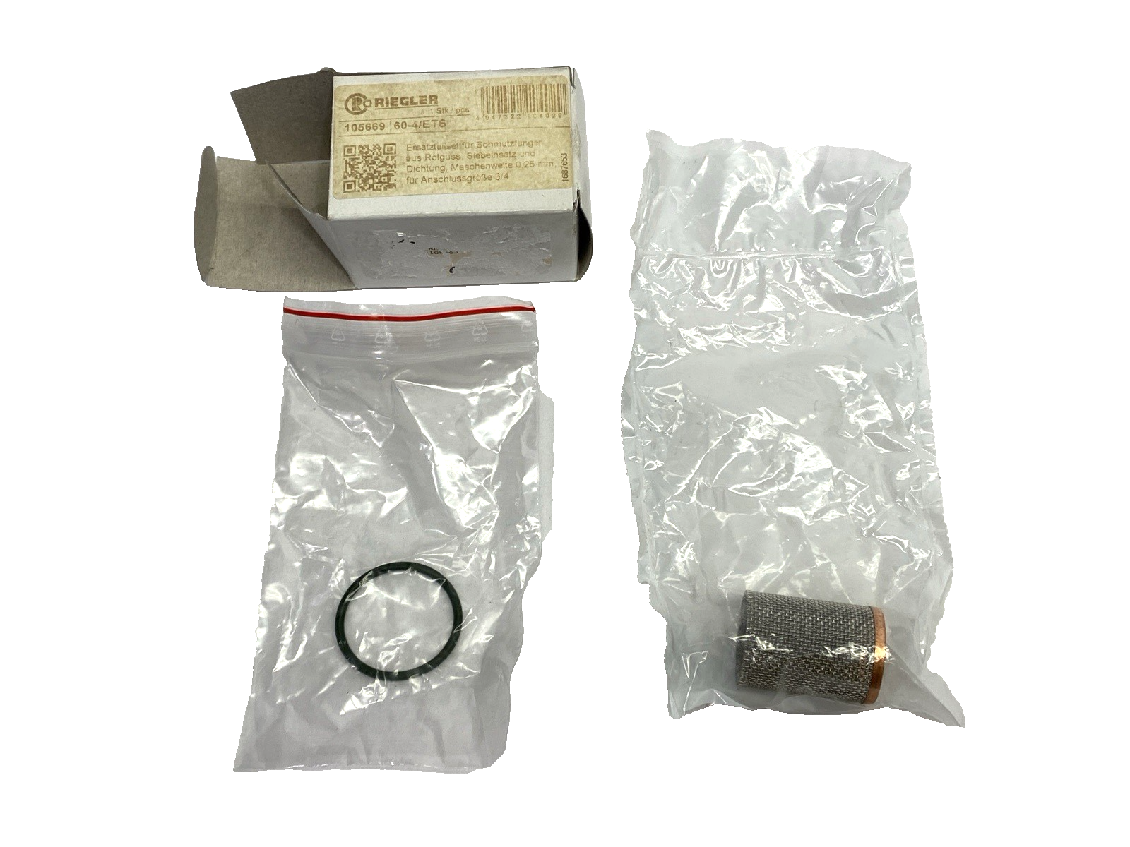 105669 | Riegler Replacement Dirt Strainer Set 60-4/ETS - New – Open box - Maverick Industrial Sales