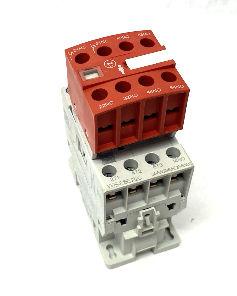 Allen Bradley 100S-E16EJ32C Ser. A MCS-E Safety Contactor, 16A, AC3 duty - Maverick Industrial Sales