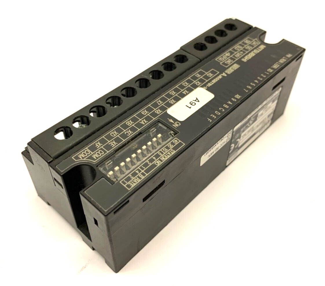 AJ65SBTB1-16D | Mitsubishi Melsec CC-Link Remote Input Unit - Used - Maverick Industrial Sales