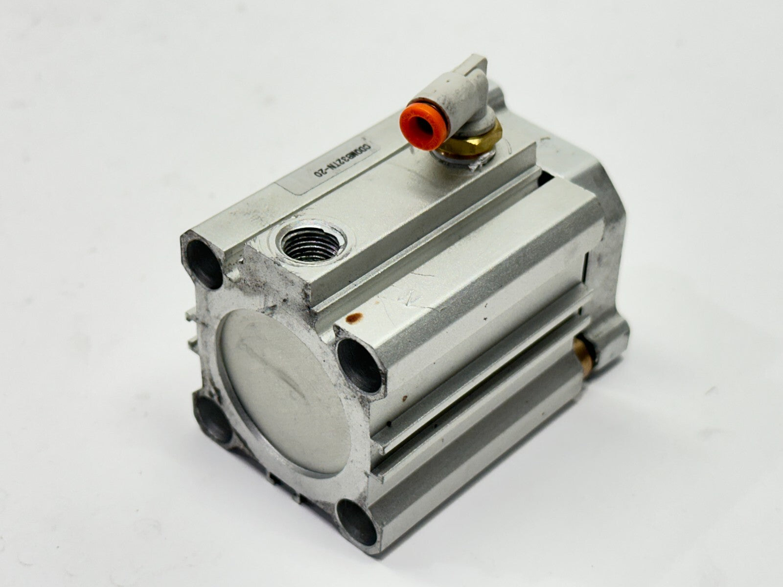 SMC CDQMB32TN-20 Pneumatic Compact Guided Cylinder 32mm Bore 20mm Stroke - Maverick Industrial Sales
