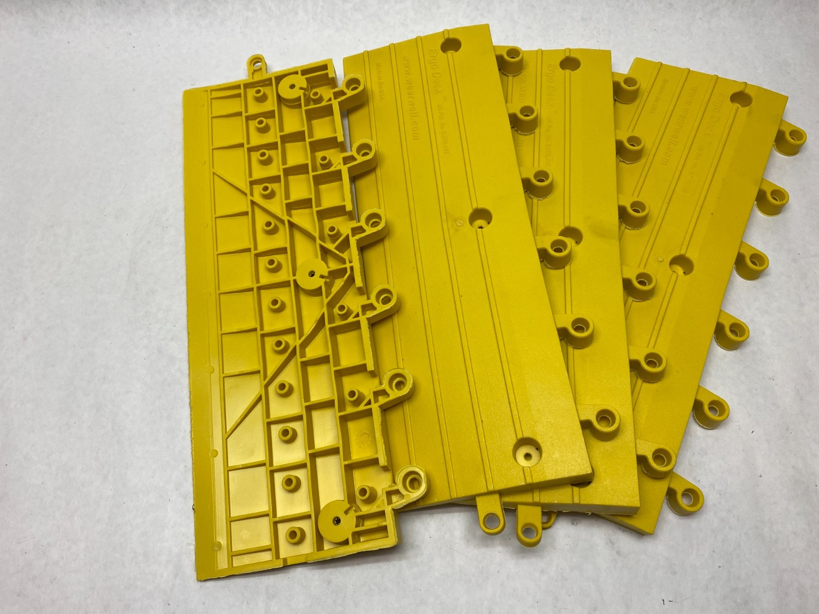 Wearwell 560.78x6x18YL-CS10 Ergo Deck Anti-Fatigue Matting Outside Ramp LOT OF 4 - Maverick Industrial Sales