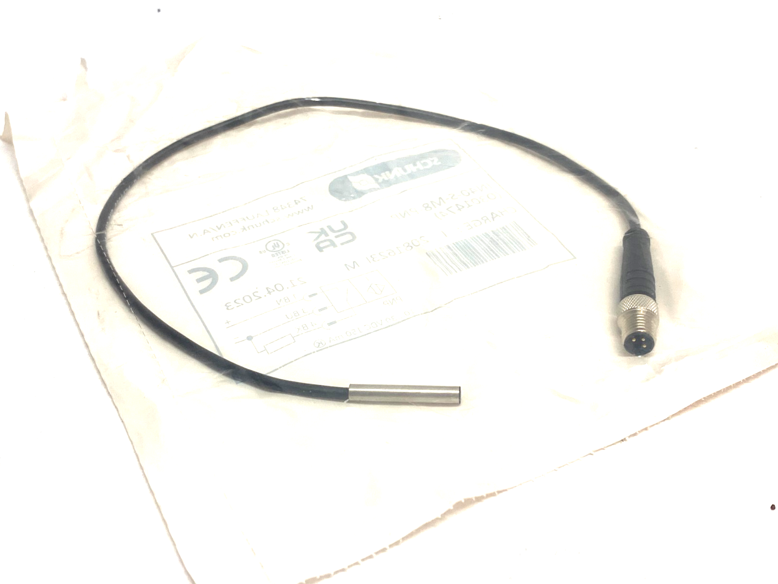 Schunk IN40/S-M8-PNP Inductive Proximity Switch 0301474 - Maverick Industrial Sales