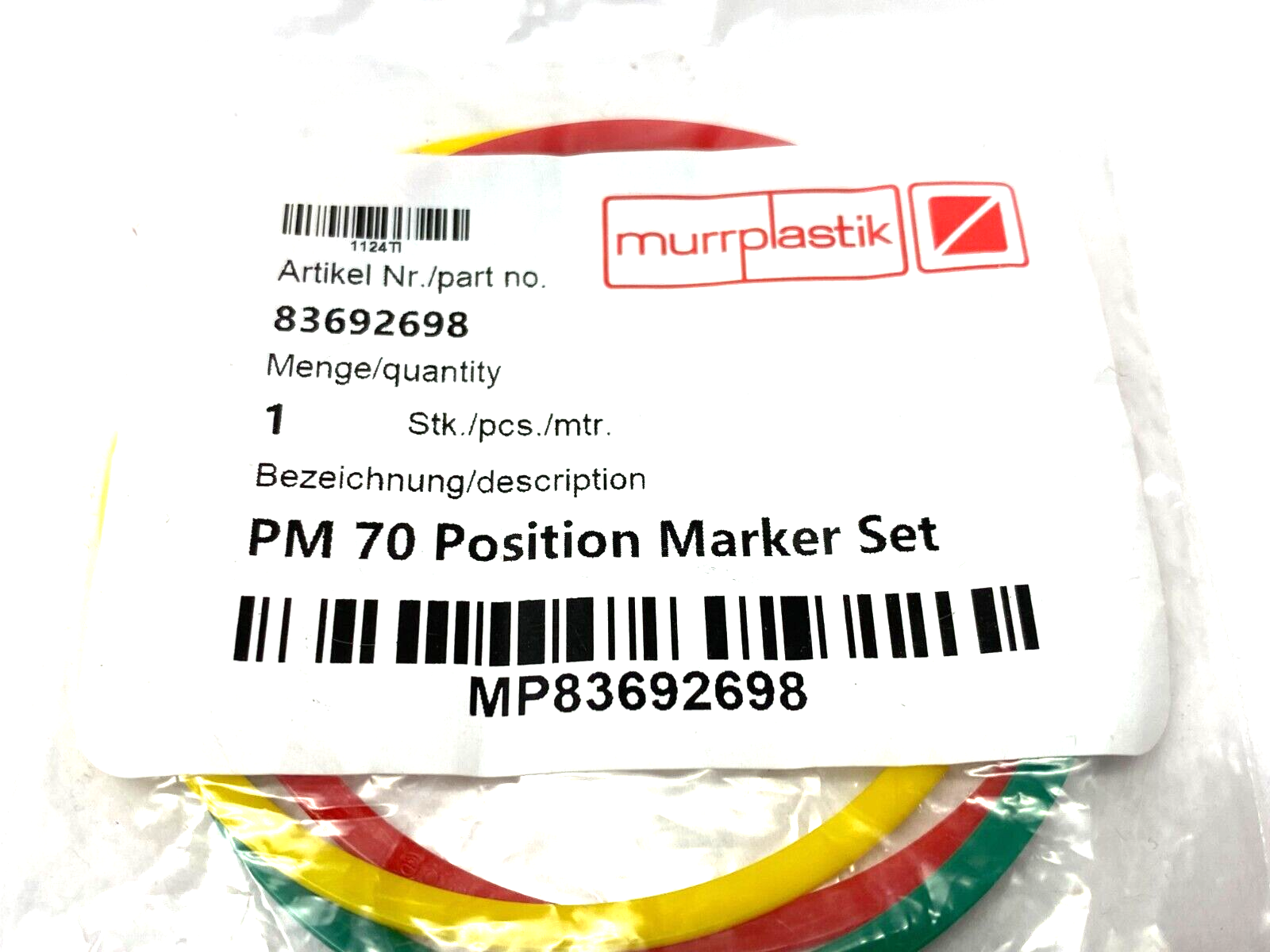 Murrplastik 83692698 Conduit Position Marker Set 70 - Maverick Industrial Sales