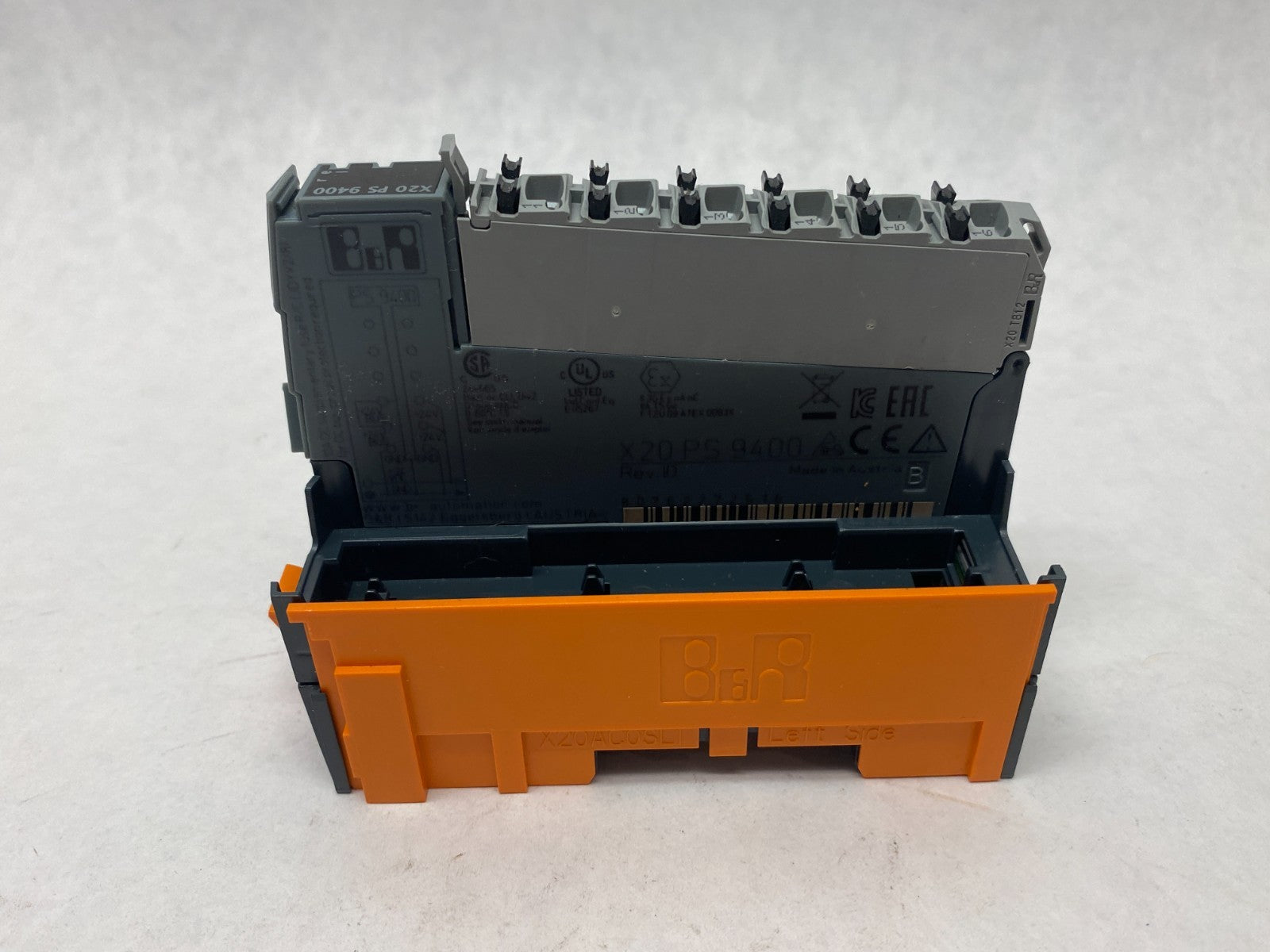 X20PS9400 | B&R Bus Supply Module, Internal I/O w/ X20BB80 Bus Base Module - New – Open box - Maverick Industrial Sales