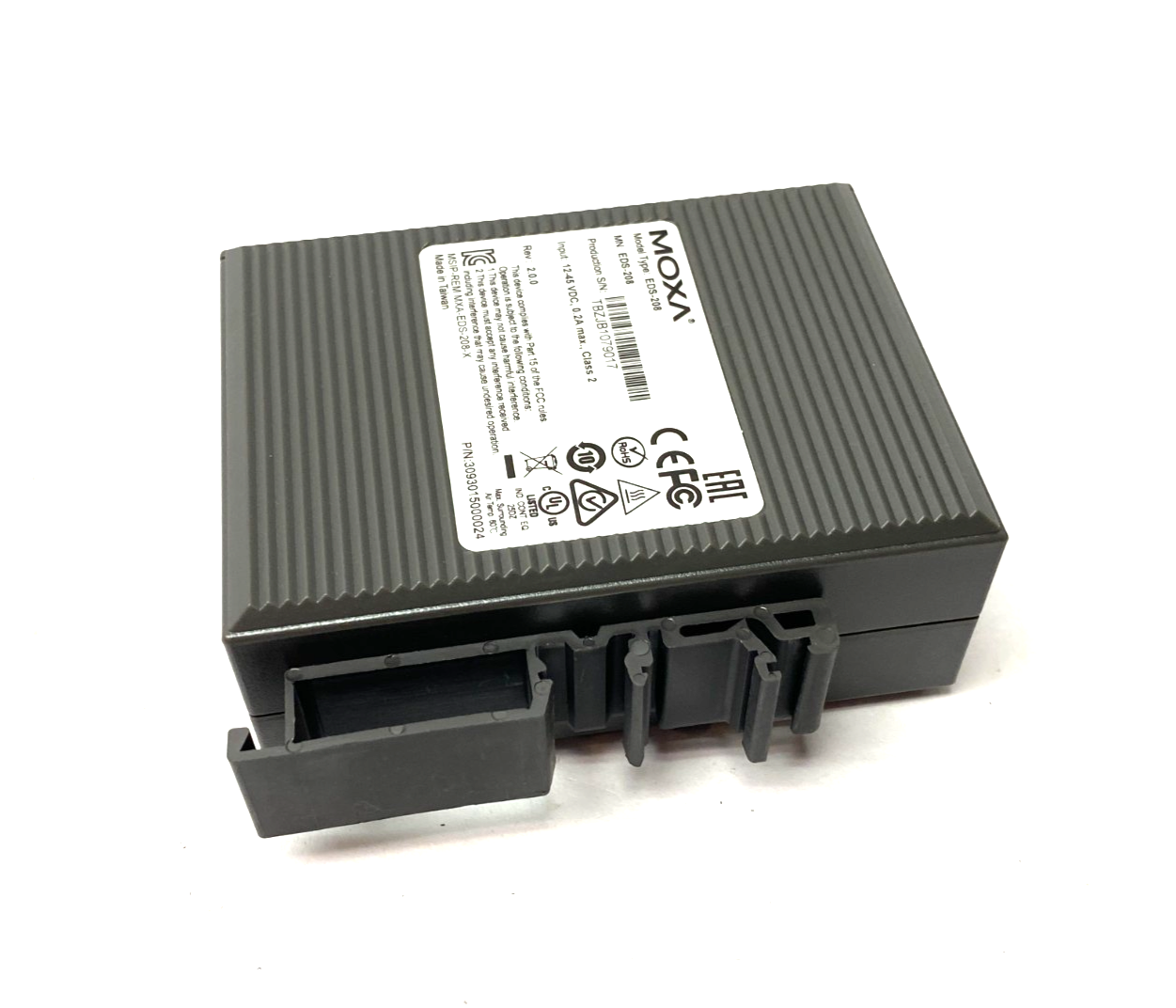 Moxa EDS-208 8-Port Entry-level Unmanaged Ethernet Switch - Maverick Industrial Sales