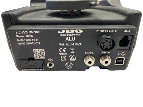 JBC ALU-110VA Auto Feed Soldering Station 110-130V 180W 50/60Hz TURNS ON - Maverick Industrial Sales