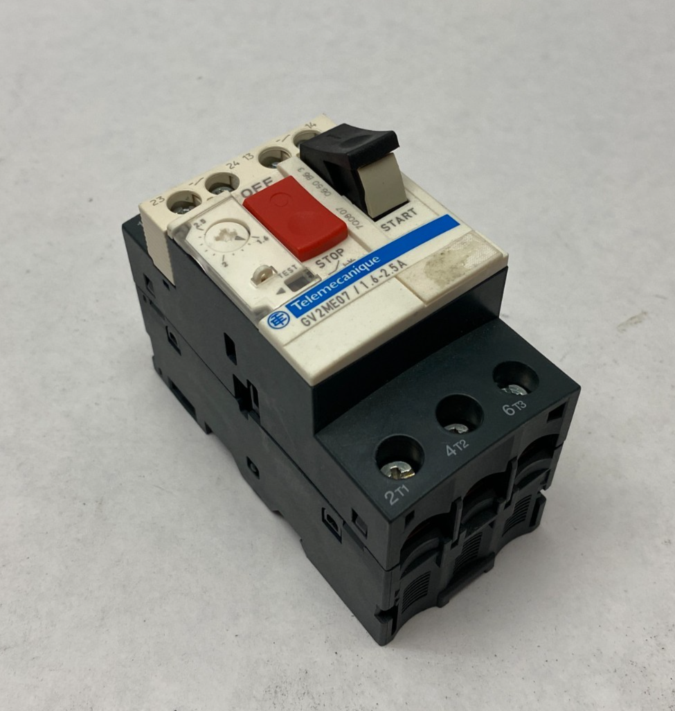 Schneider Electric Telemecanique GV2ME07 TeSys Deca Manual Starter and Protector - Maverick Industrial Sales
