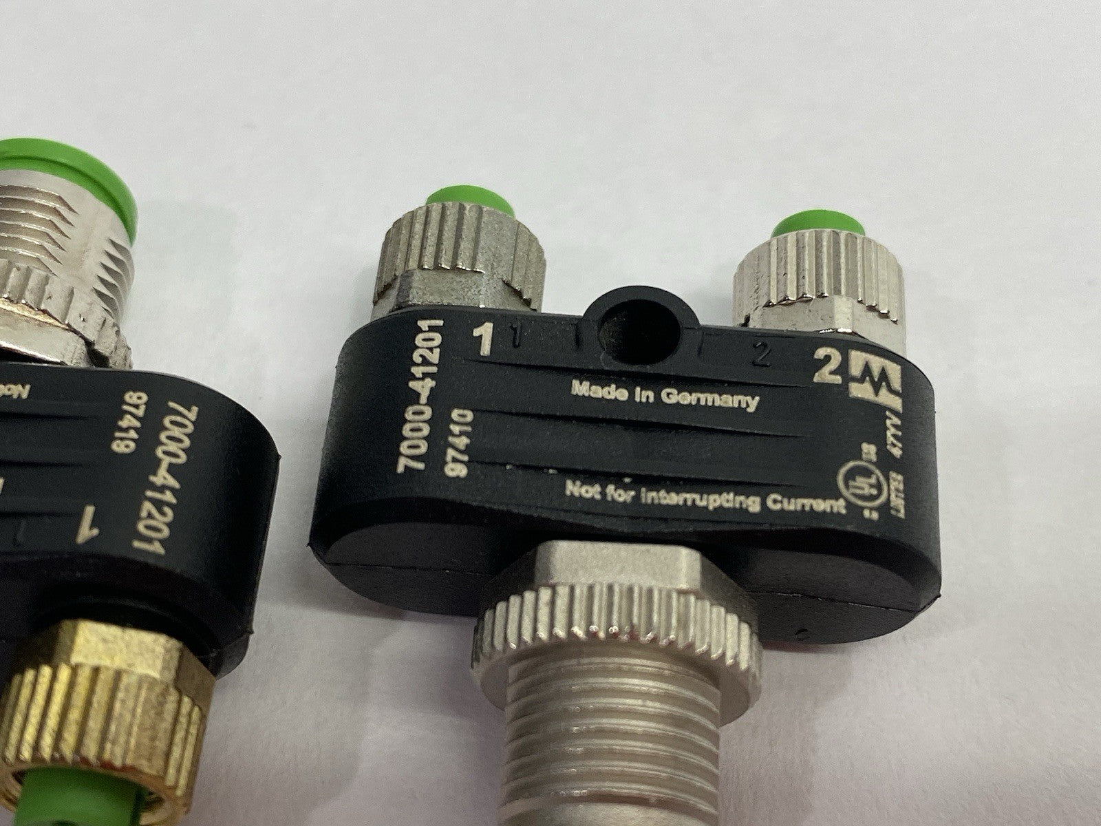 7000-41201-0000000 | Murrelektronik T-Coupler M12 male / 2x M8 female LOT OF 2 - Used - Maverick Industrial Sales