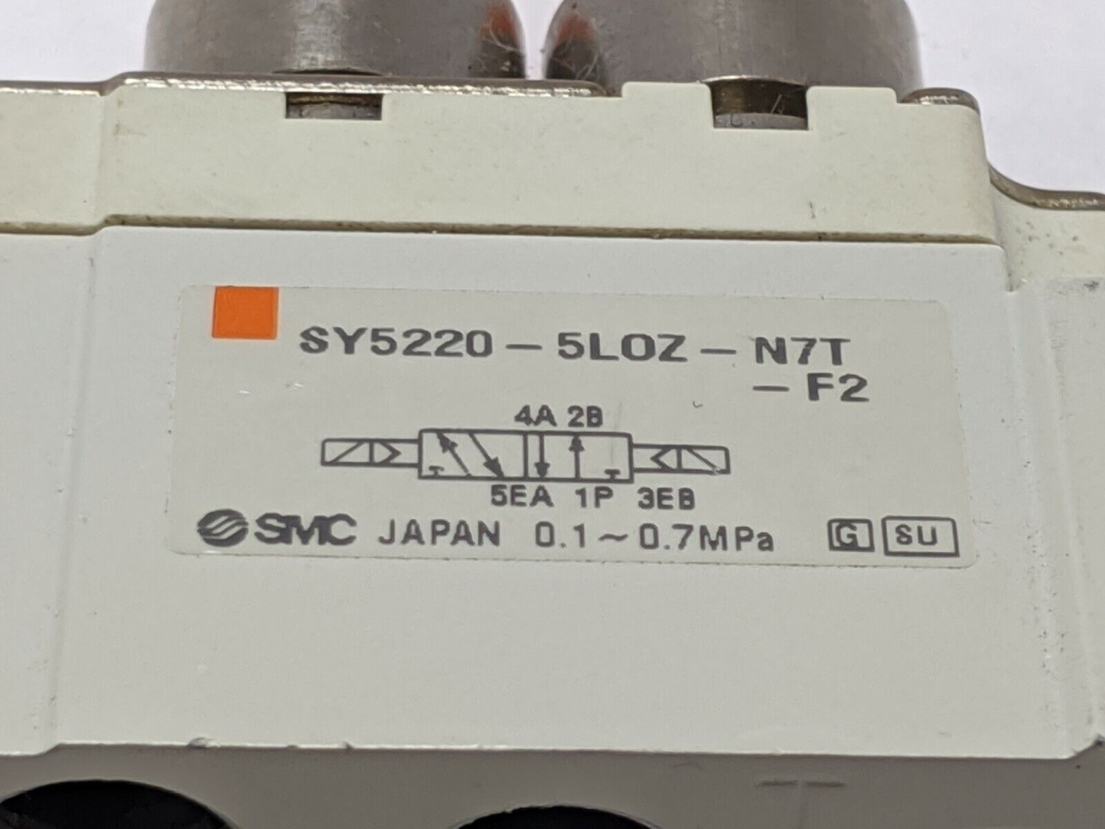 SMC SY5220-5LOZ-N7T-F2 Double Solenoid Valve 5 Port - Maverick Industrial Sales