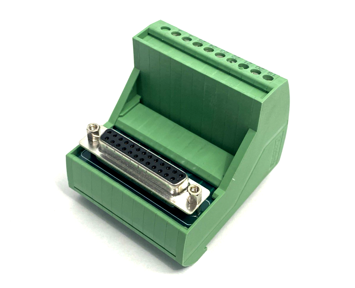 VIP-3/SC/D25SUB/F,2315188 | Phoenix Contact VIP-3/SC/D25SUB/F VARIOFACE Termination Board Module 2315188 - Used - Maverick Industrial Sales