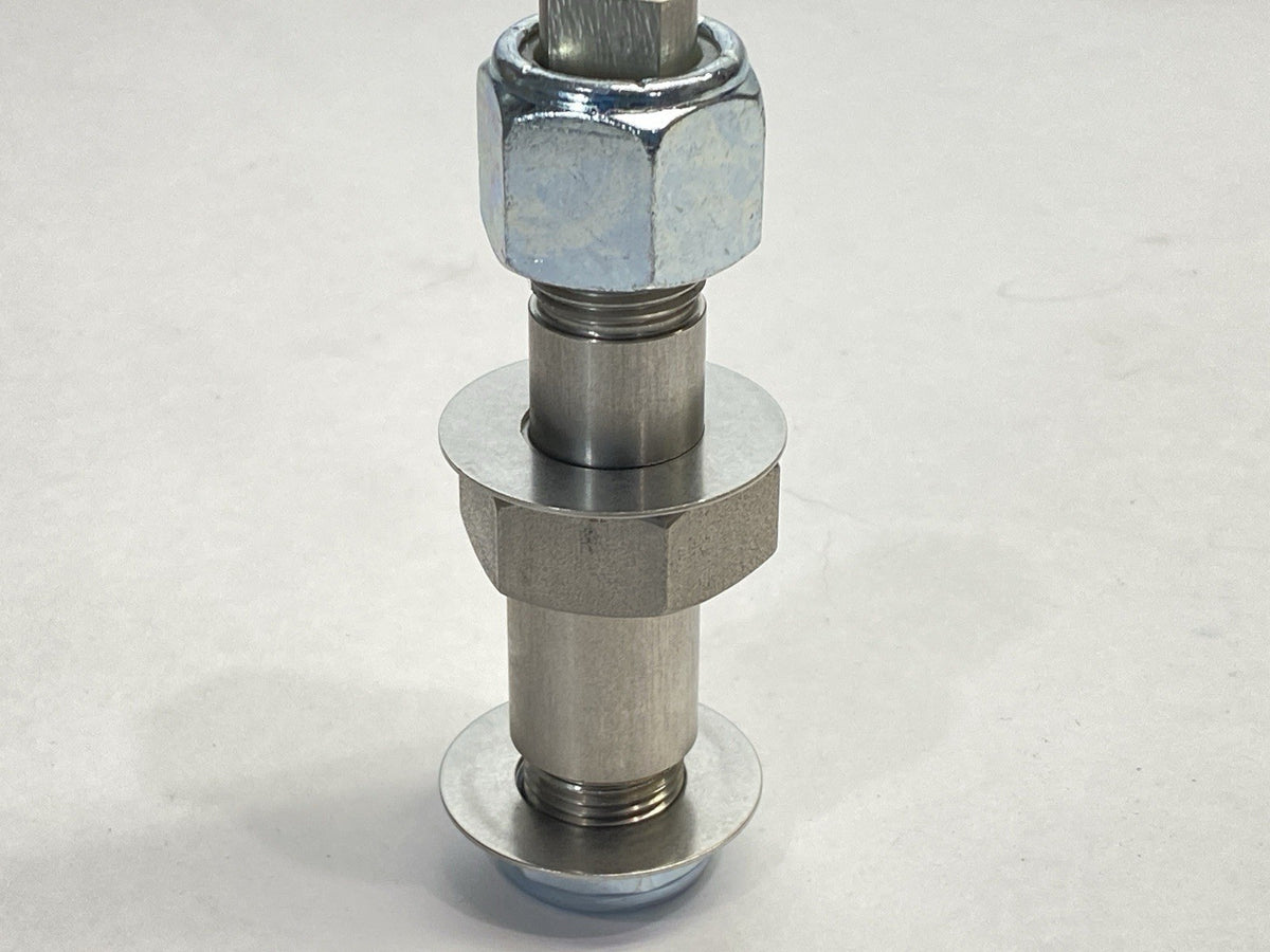 Bishop Wisecarver MJX4XLA V-Groove Guide System DualVee Roller Journal - Maverick Industrial Sales
