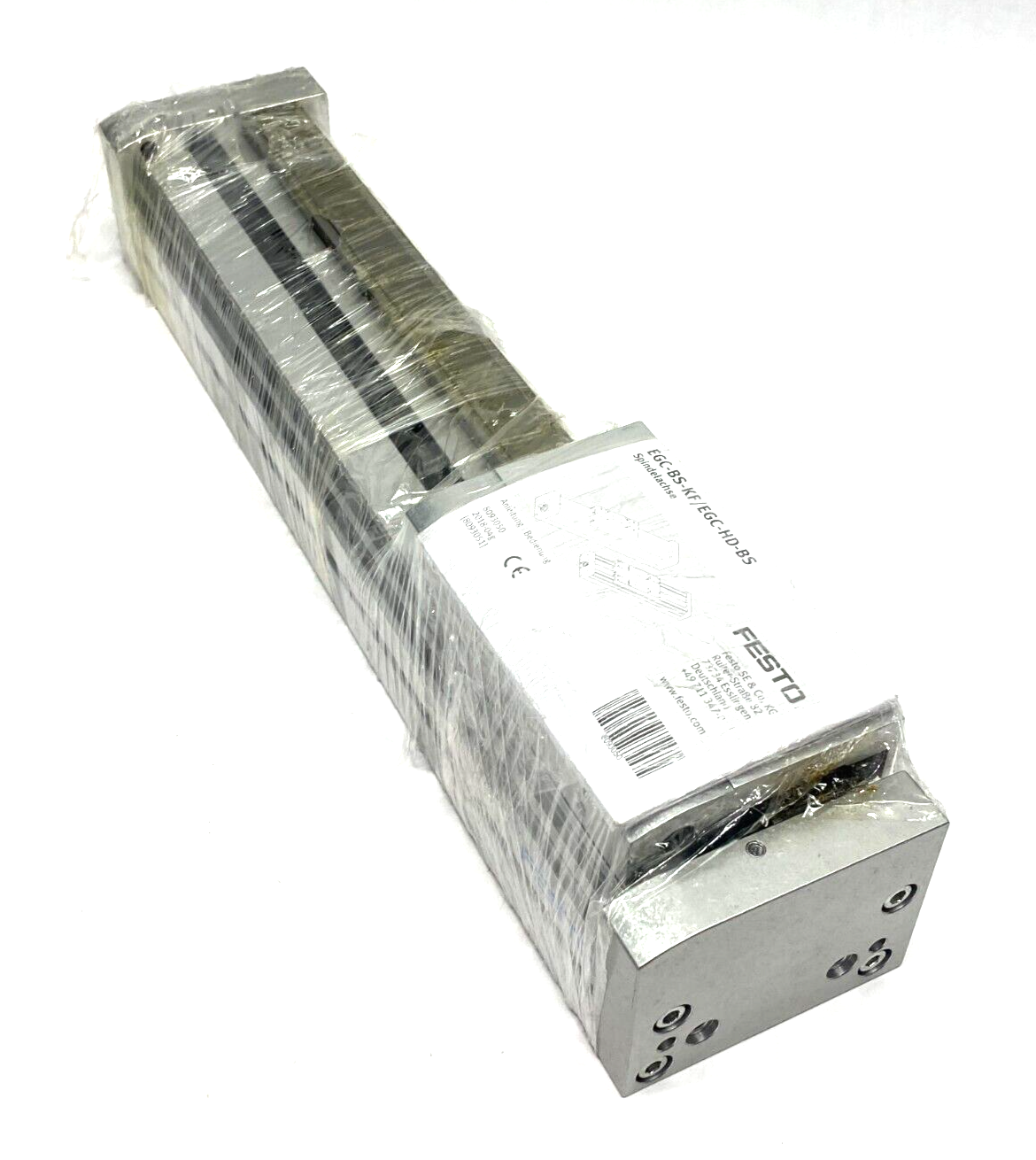 EGC-80-200-BS-20P-KF-OH-ML-GK, 3013540 | Festo EGC-80-200-BS-20P-KF-OH-ML-GK Ball Screw Spindle Axis Actuator 3013540 - New – Open Box - Maverick Industrial Sales