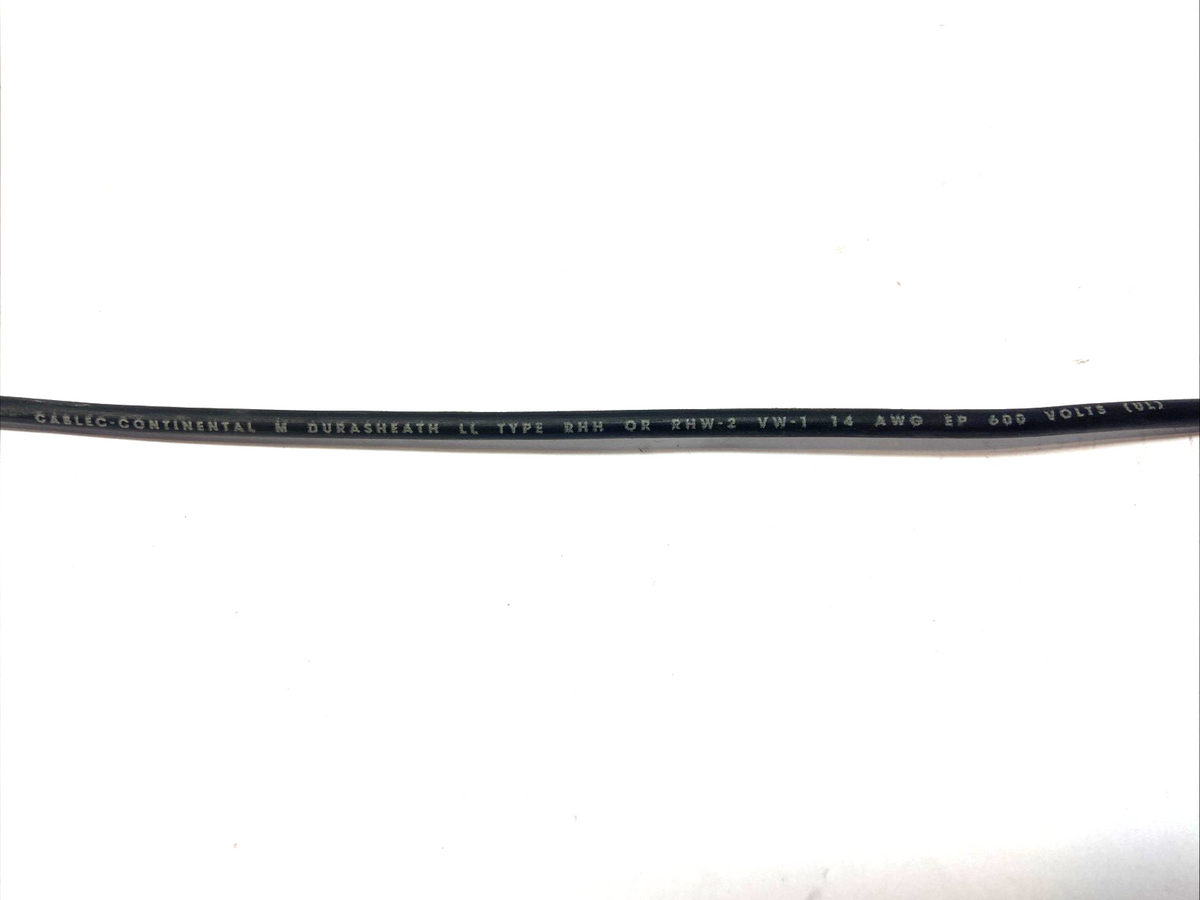 Continental Cable Durasheath 14 AWG, Type RHH/RHW-2, 600V, 2lbs 11oz Cable Spool - Maverick Industrial Sales