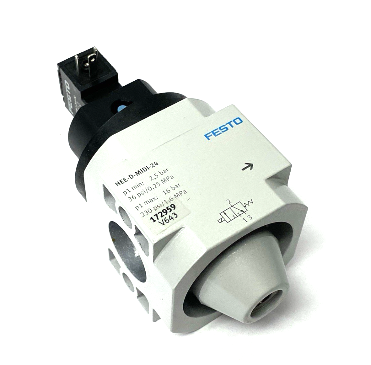 Festo HEE-D-MIDI-24 On-Off Valve 172959 - Maverick Industrial Sales