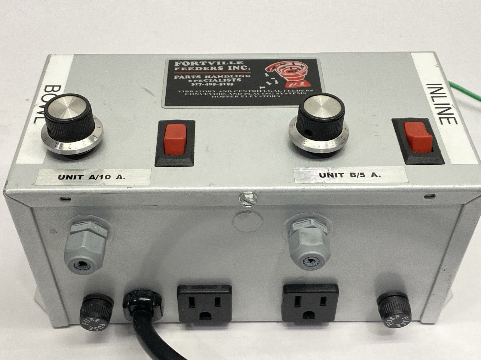 FC-90-2 PLUS | Fortville Feeders Vibratory Feeder Control Unit 121-8210 - Used - Maverick Industrial Sales