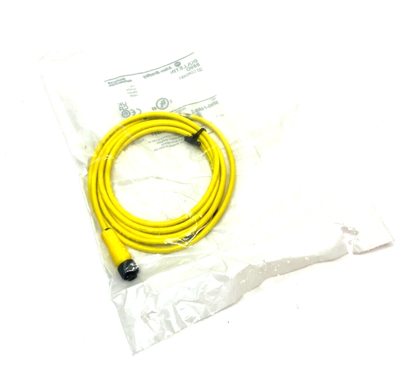 Allen Bradley 889D-F4AB-2 Ser. B Straight Micro Cable Cordset Single Ended 4-Pin - Maverick Industrial Sales