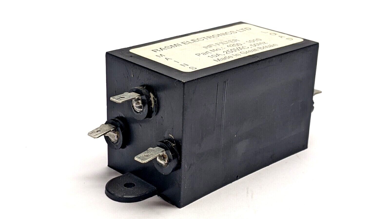 4200-1010 | RASMI RFI Filter 10A 250VAC 50Hz - Used - Maverick Industrial Sales