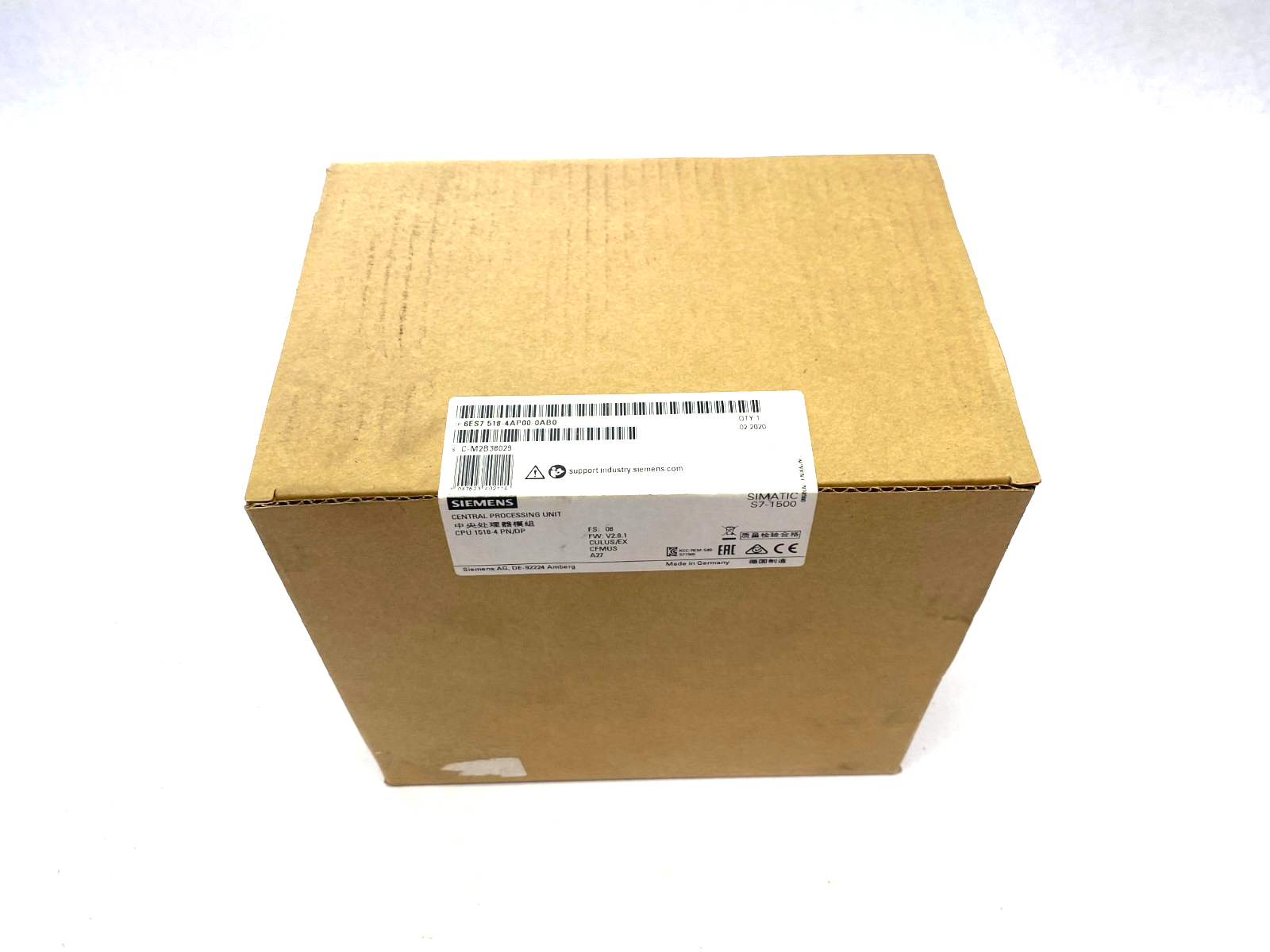 Siemens 6ES7 518-4AP00-0AB0 SIMATIC S7-1500 CPU Unit 1518-4 PN/DP - Maverick Industrial Sales