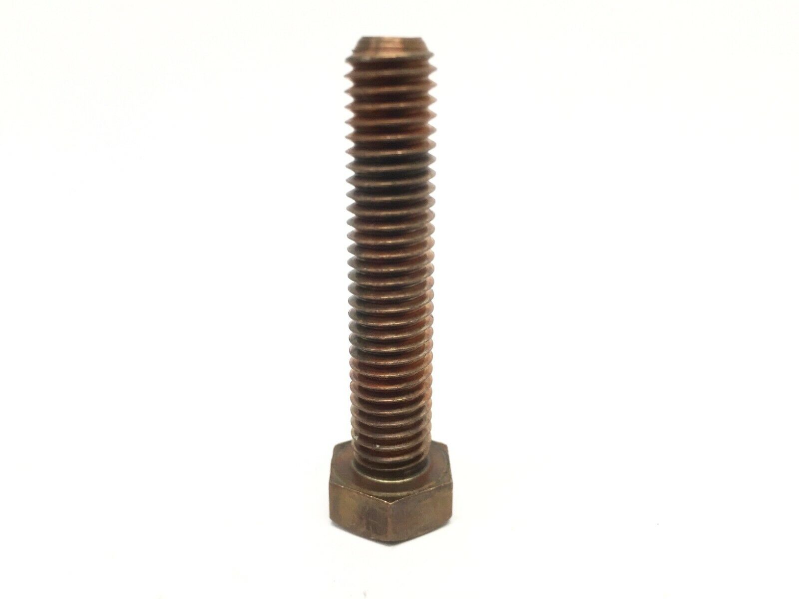 Hex Head Bolt Bronze Silicon 1/2-13" x 2-1/2" Length LOT OF 4 - Maverick Industrial Sales