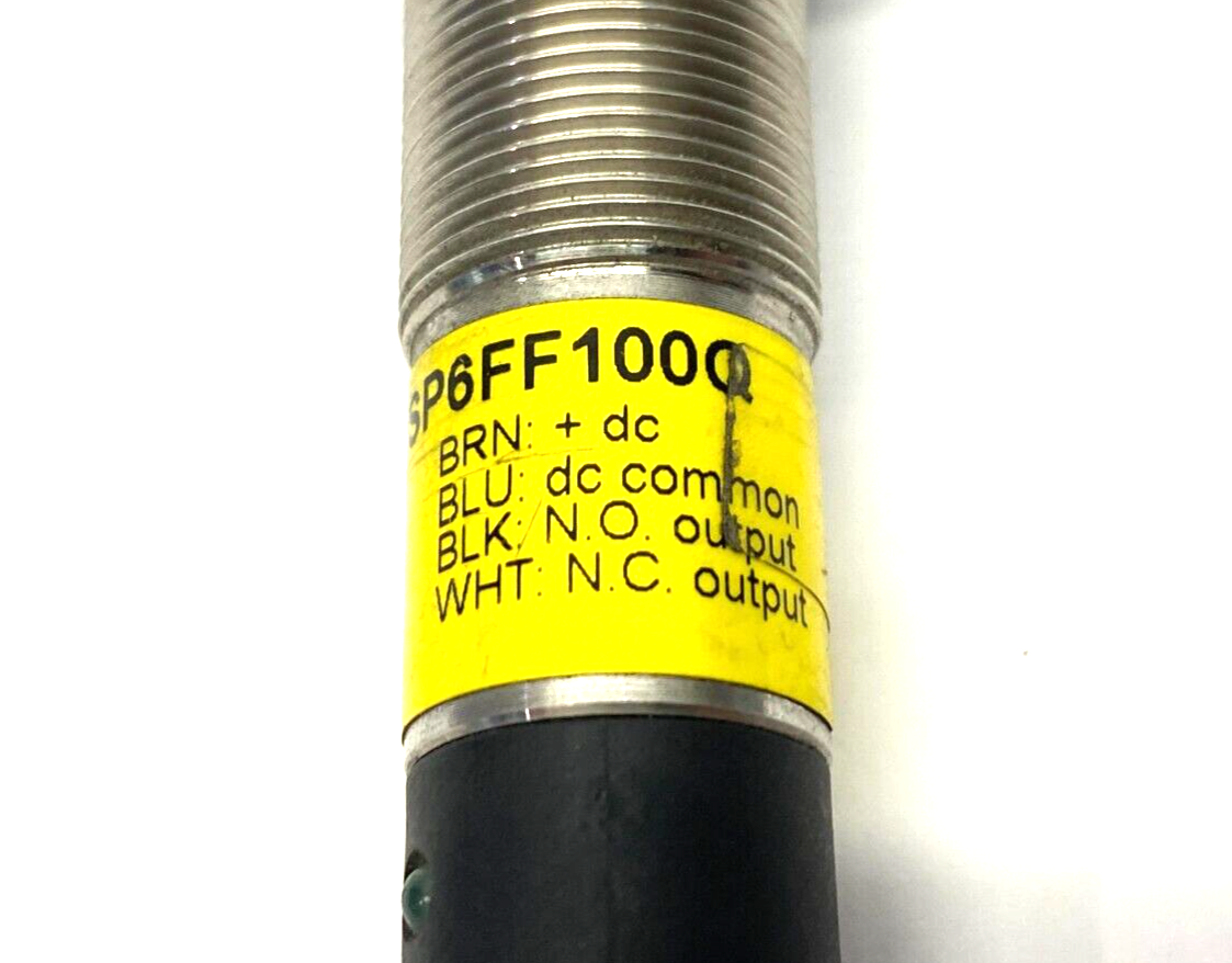 Banner M18SP6FF100Q EZ-BEAM Fixed Field Infrared LED Sensor 100mm Range 48675 - Maverick Industrial Sales