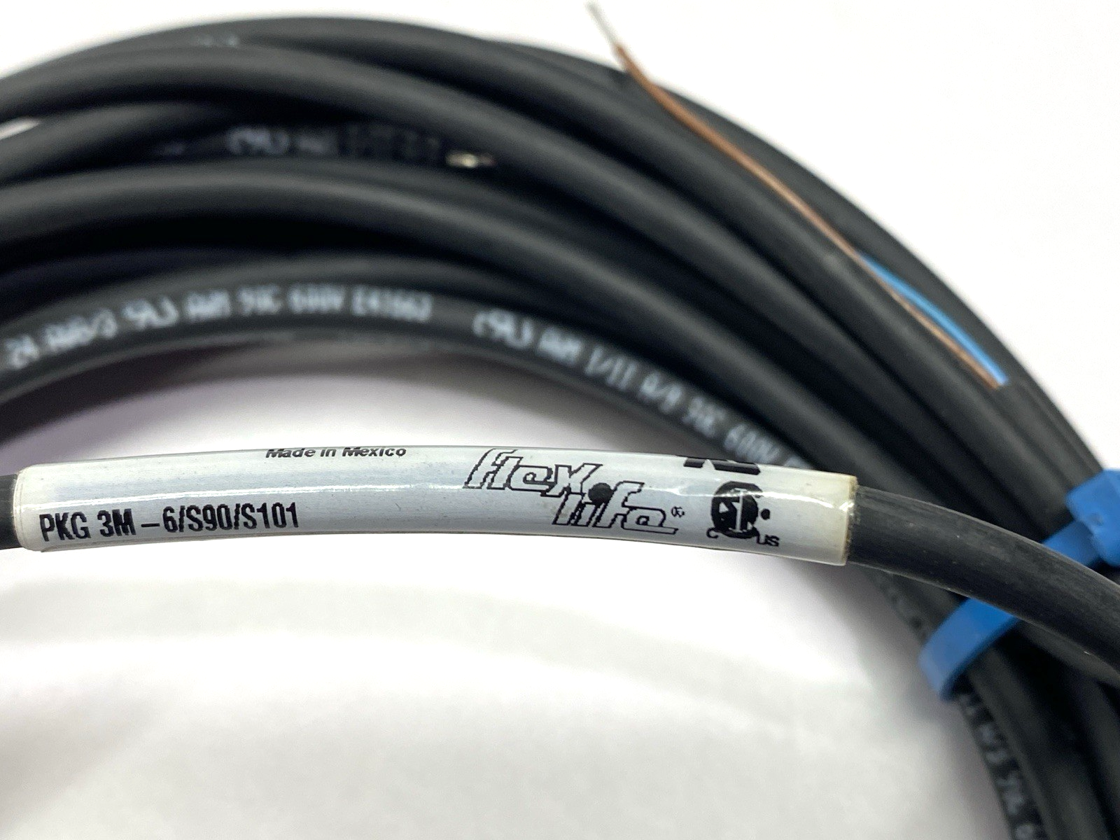 Turck PKG 3M-6/S90/S101 Single-Ended M8 3-Pin Female Cordset U2515-99 CUT TO 15' - Maverick Industrial Sales