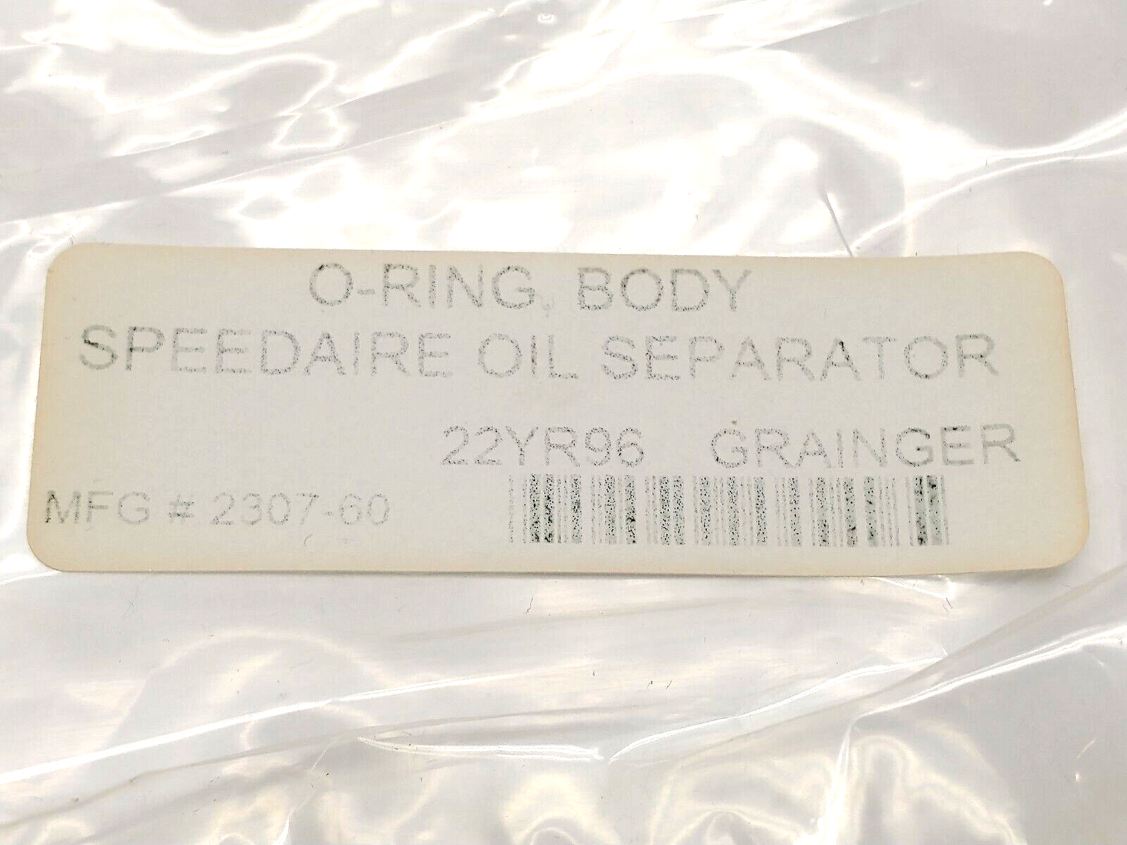 Norgren 2307-60 Oil Separator Body O-Ring 22YR96 LOT OF 2 - Maverick Industrial Sales