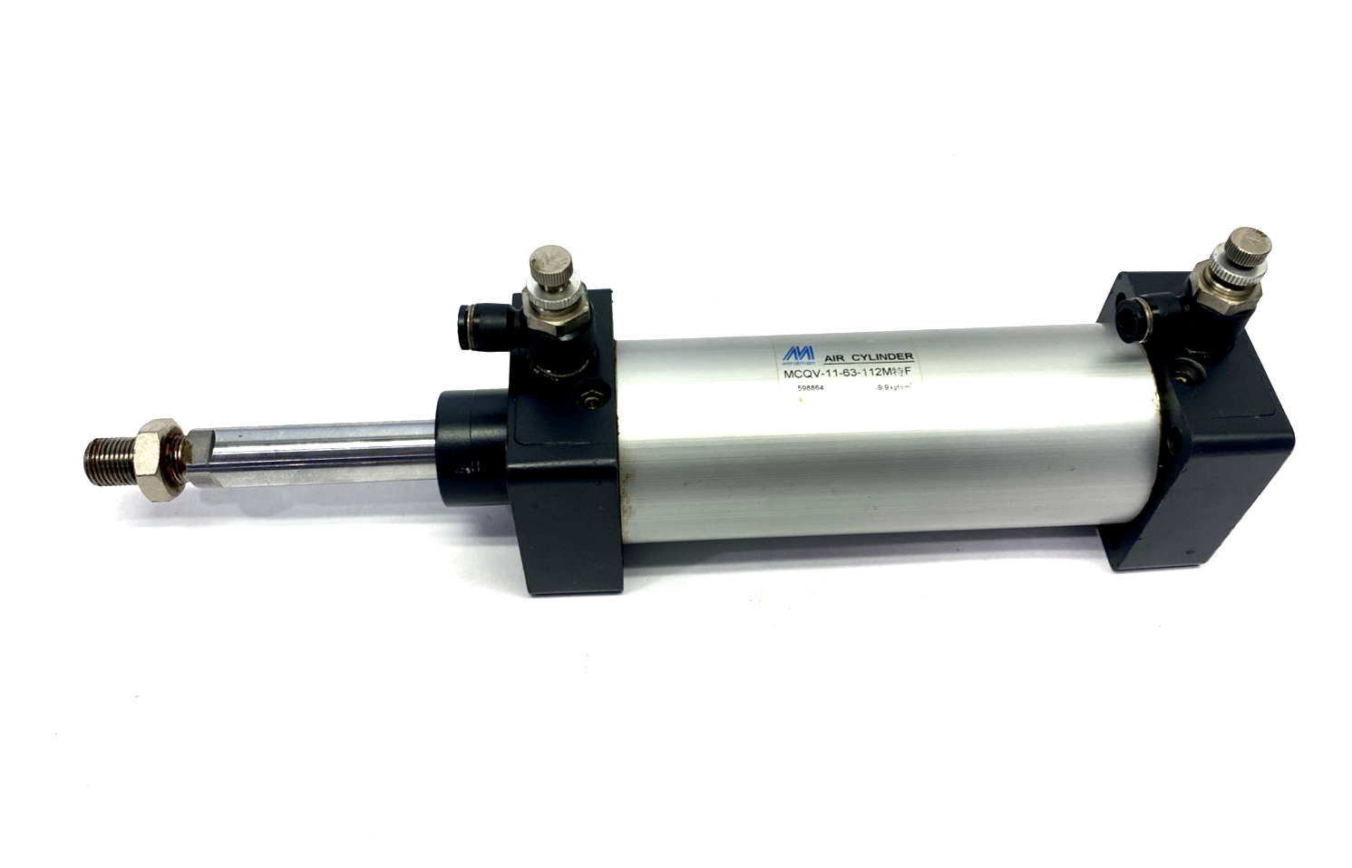 MCQV-11-63-112M | Mindman Air Cylinder 63mm Bore 112mm Extension Length - Used - Maverick Industrial Sales
