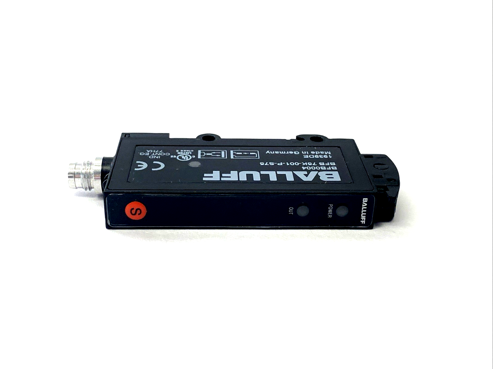 Balluff BFB0004 Fiber Optic Photoelectric Sensor Base Unit BFB 75K-001-P-S75 - Maverick Industrial Sales