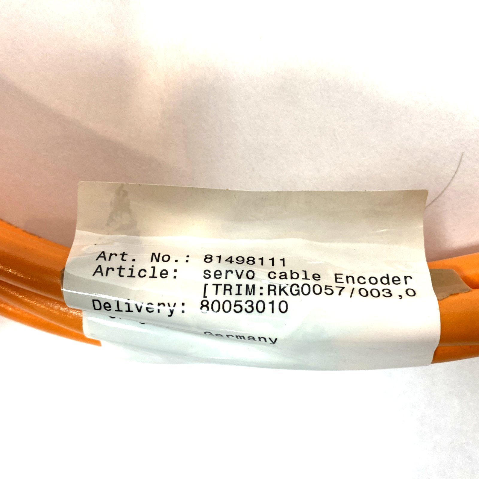 RKG0057/003 | Helukabel Topgerber Servo Encoder Cable 81498111 - New – Open box - Maverick Industrial Sales