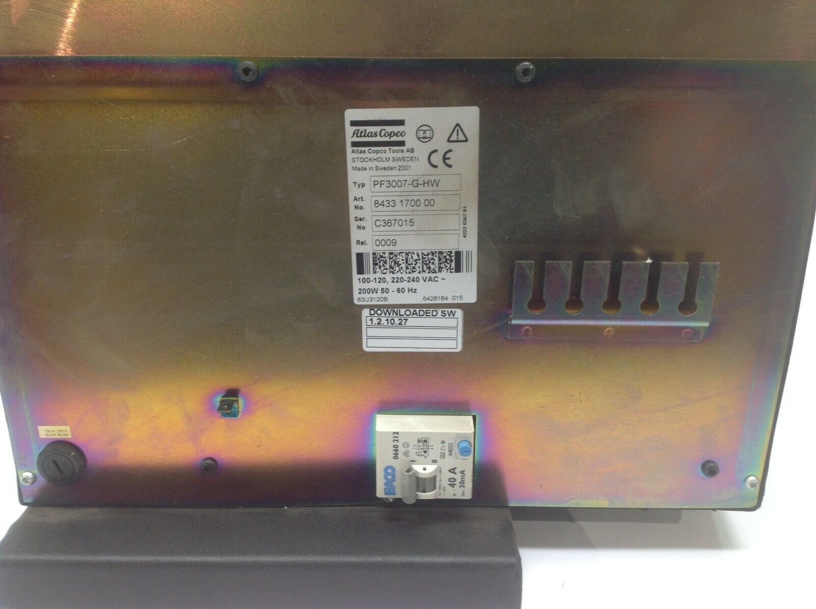 Atlas Copco 8433 1700 00 TENSOR S4/S7 Control Unit PF3007-G-HW - Maverick Industrial Sales