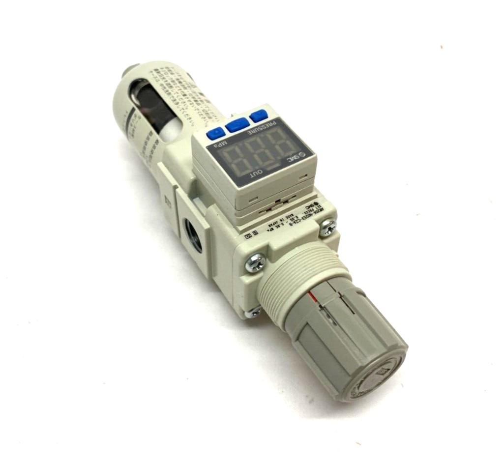 SMC AW20K-N02E3-CZA-B Digital Display Modular Filter Regulator ISE35-N-65 Switch - Maverick Industrial Sales