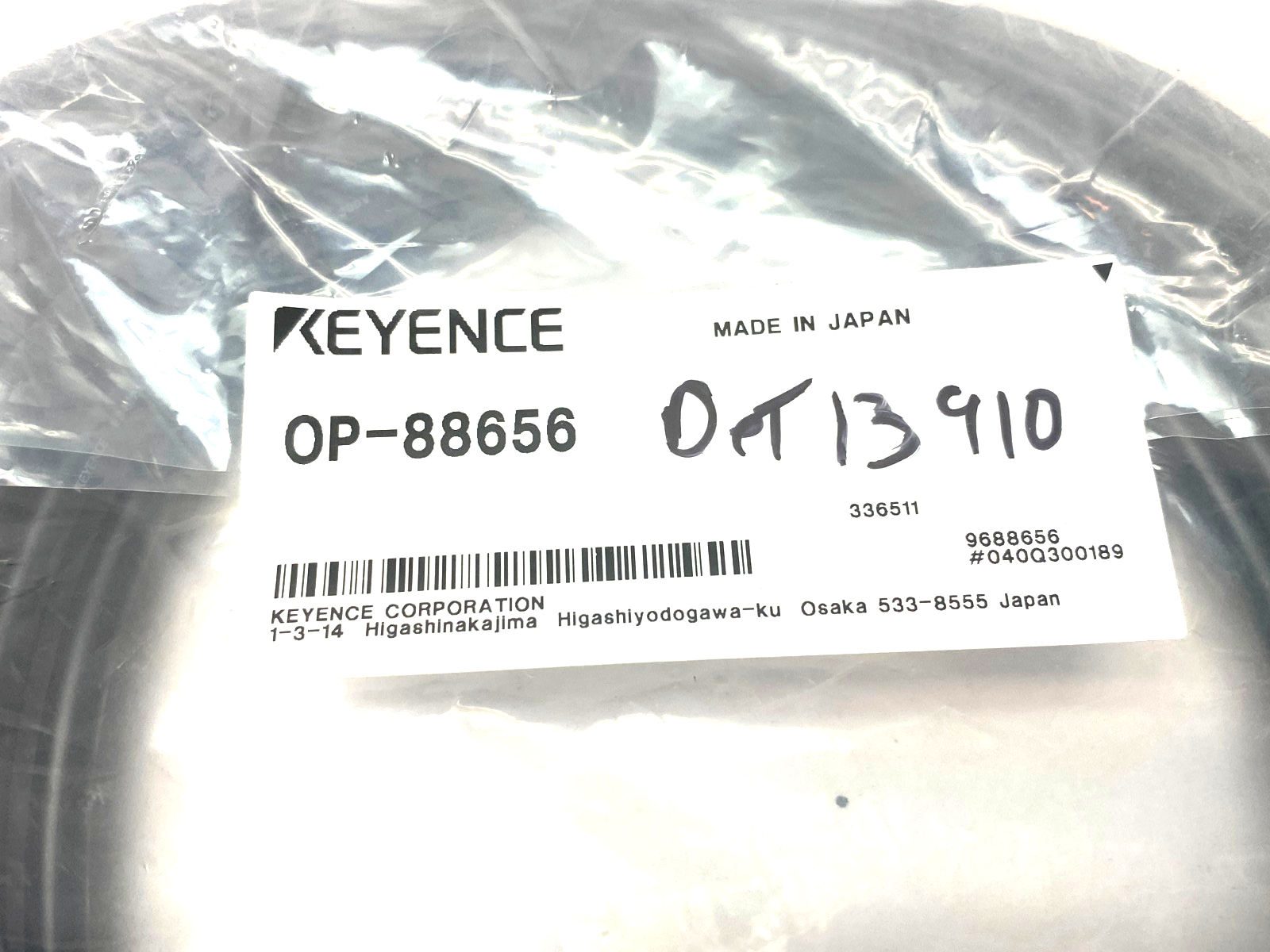 Keyence OP-88656 Single Ended Power Supply Cable M12 12-Pin 10m - Maverick Industrial Sales