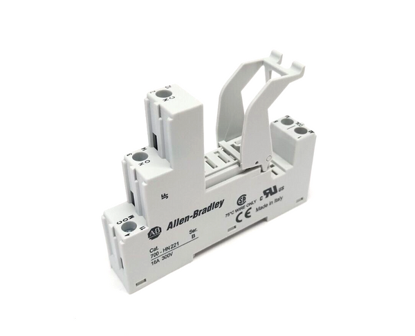 Allen Bradley 700-HN221 Ser. B 5-Blade Screw Terminal Plug-In Relay Socket/Base - Maverick Industrial Sales