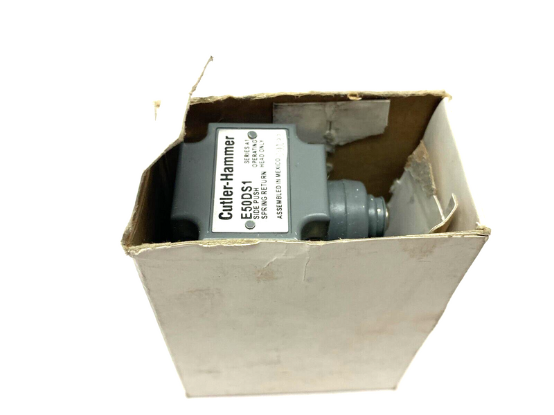 Eaton Cutler-Hammer E50AS1 Plunger Limit Switch Surface Mount NEMA Heavy Duty - Maverick Industrial Sales