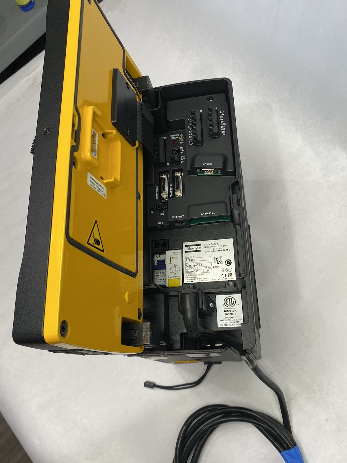 Atlas Copco 8436 1800 02 Power Focus PF6000 ServAid Controller NO TOOL CARD - Maverick Industrial Sales