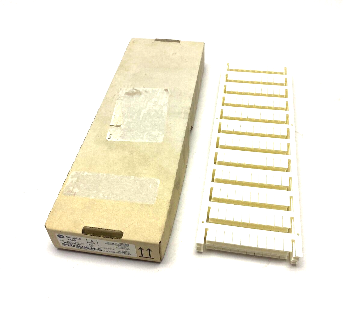 Allen Bradley 1492-MN81 Ser. A Blank Terminal Marker Card White BOX OF 5 SHEETS - Maverick Industrial Sales