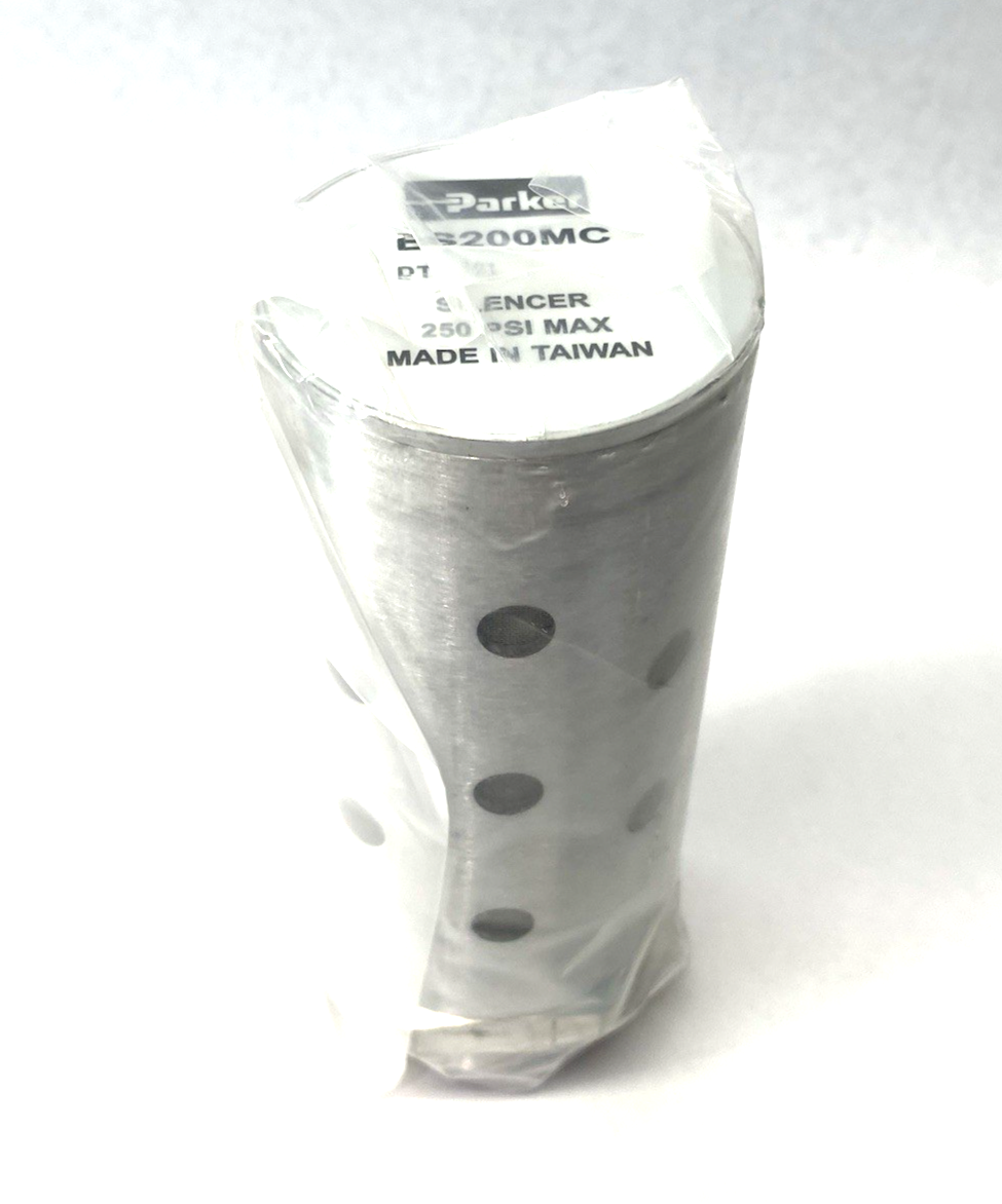 Parker ES200MC Silencer/Muffler 2" NPT Aluminum, HFMA-200 - Maverick Industrial Sales