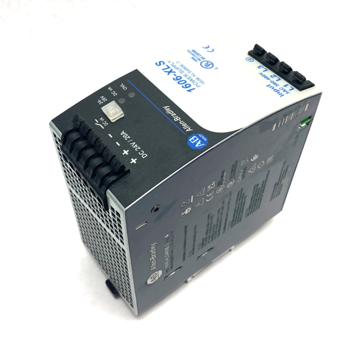 Allen Bradley 1606-XLS480E-3 Ser. A Power Supply 3-Phase 24V 20A 480W - Maverick Industrial Sales