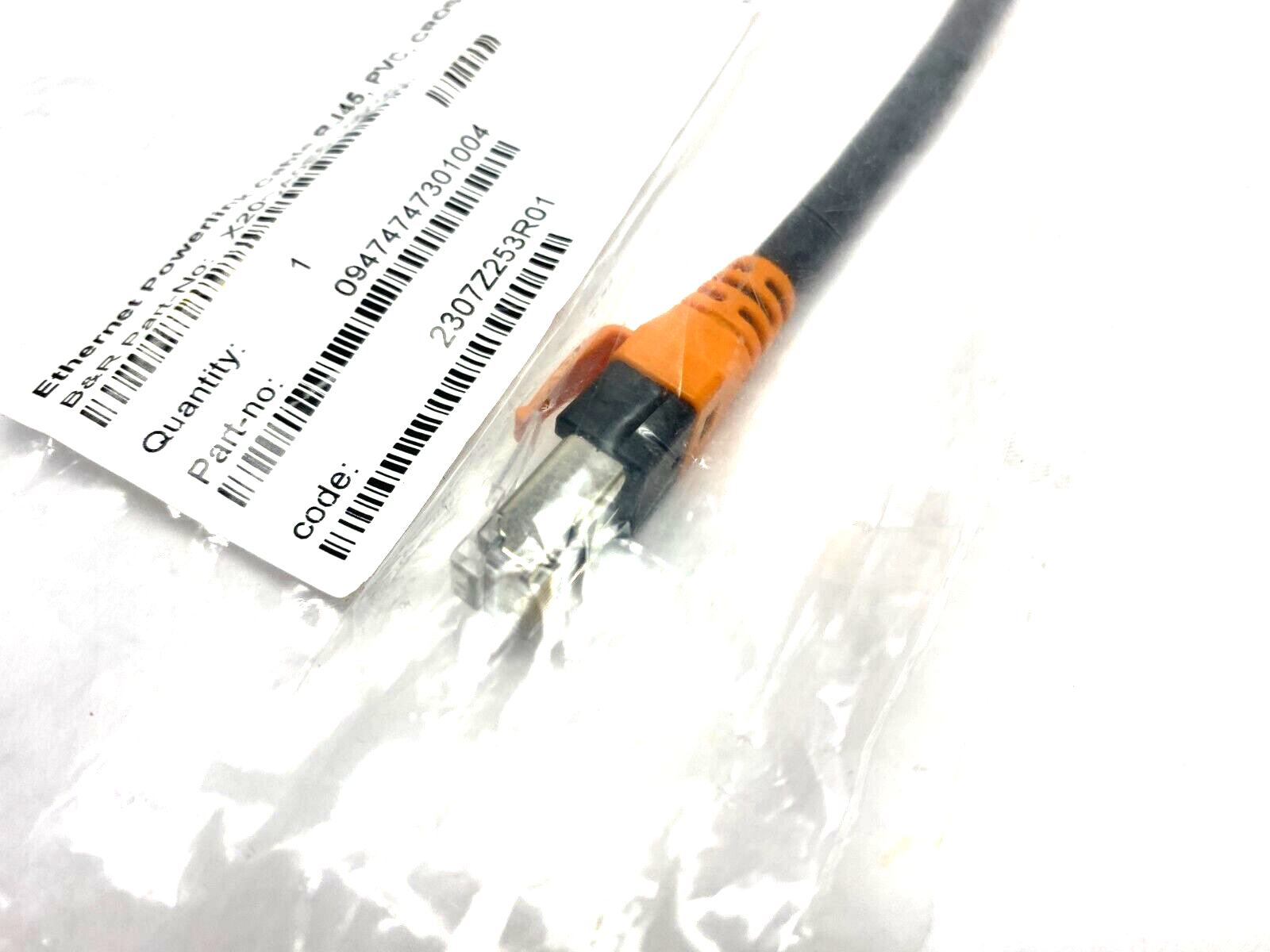 B&R X20CA0E61.00020 Ethernet Powerlink RJ45 Crossover Cable 0.2m Length - Maverick Industrial Sales