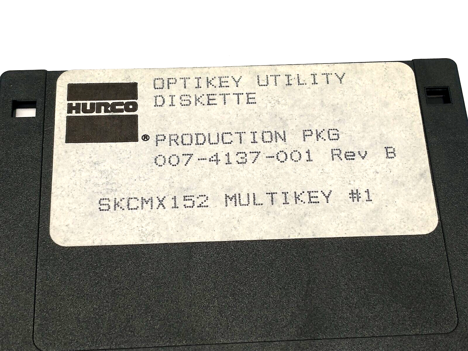 Hurco 007-4137-001 Rev B Floppy Disk, Production PKG