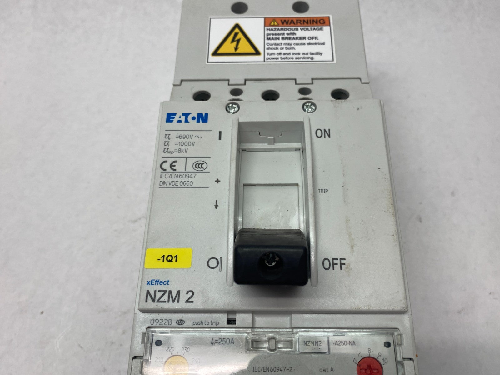 Eaton NZMN2-A250-NA Molded Case Circuit Breaker 250A 3-Pole - Maverick Industrial Sales